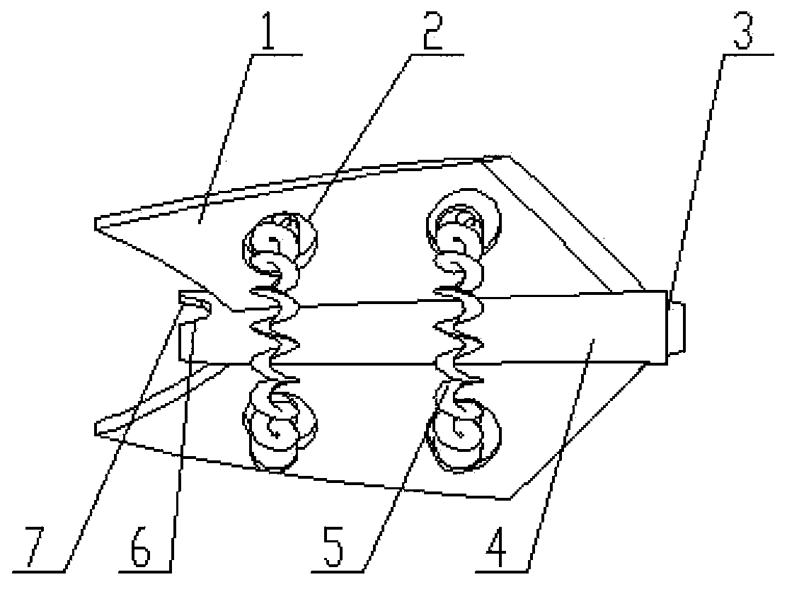 Through hole spring and helical blade rotor in heat exchange tube