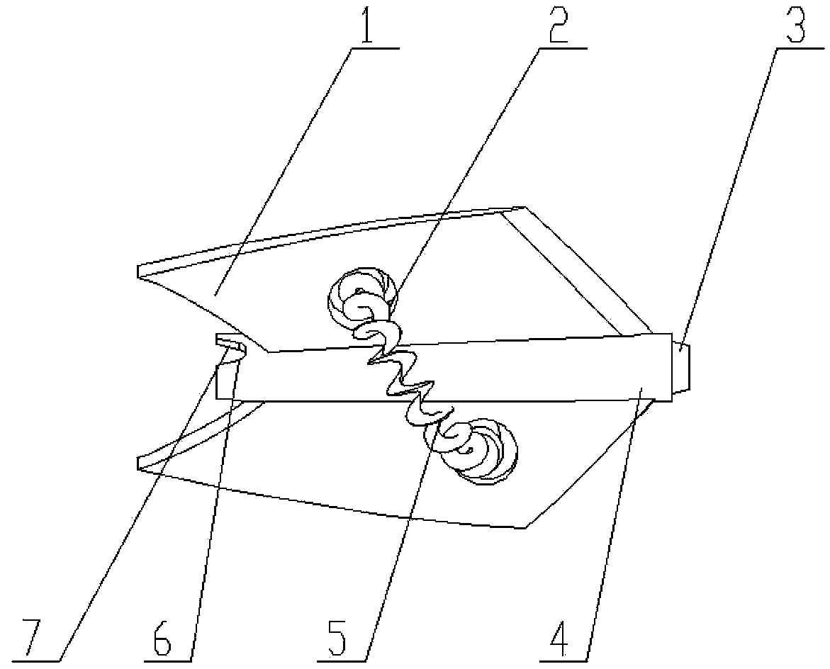 Through hole spring and helical blade rotor in heat exchange tube