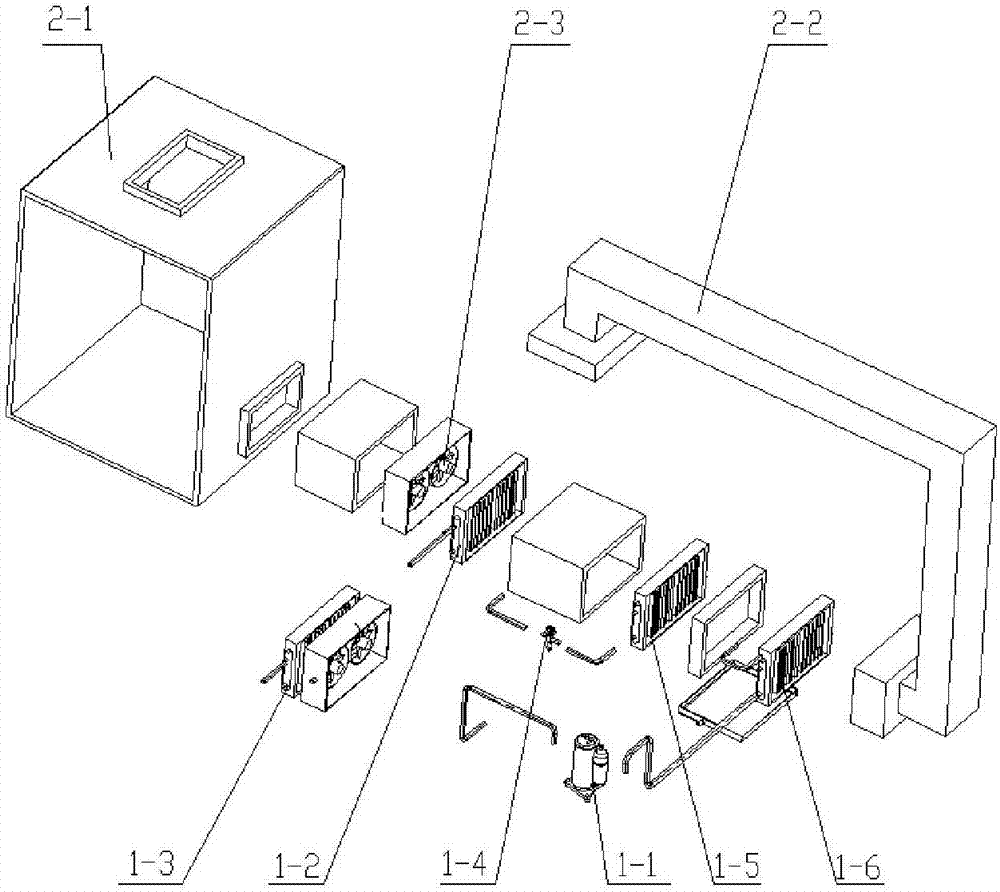 Heat pump drying device and using method thereof