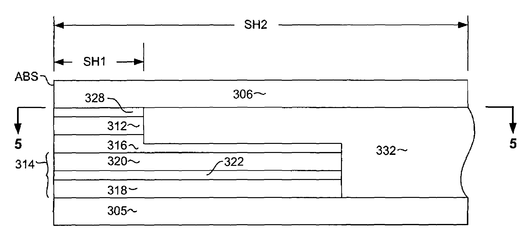 Magnetoresistive sensor having a shape enhanced pinned layer