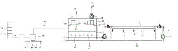 Marine solar-powered seawater desalination power generation device