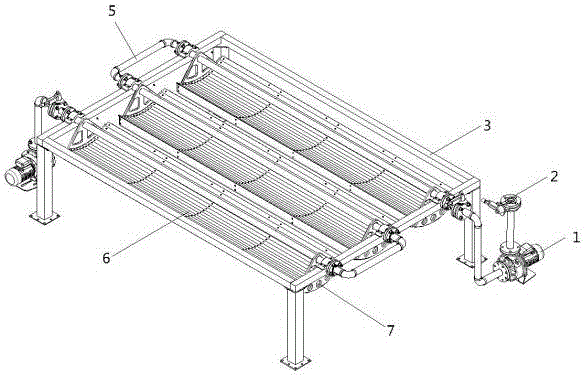 Marine solar-powered seawater desalination power generation device