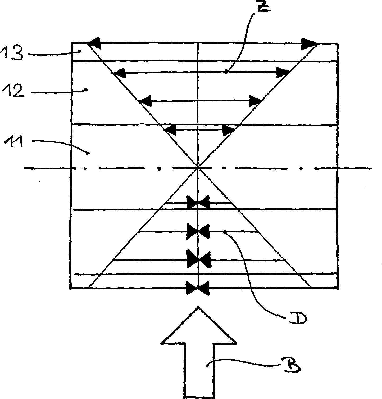 Pencil for writing, drawing, painting and/or cosmetics purposes and method of producing the same