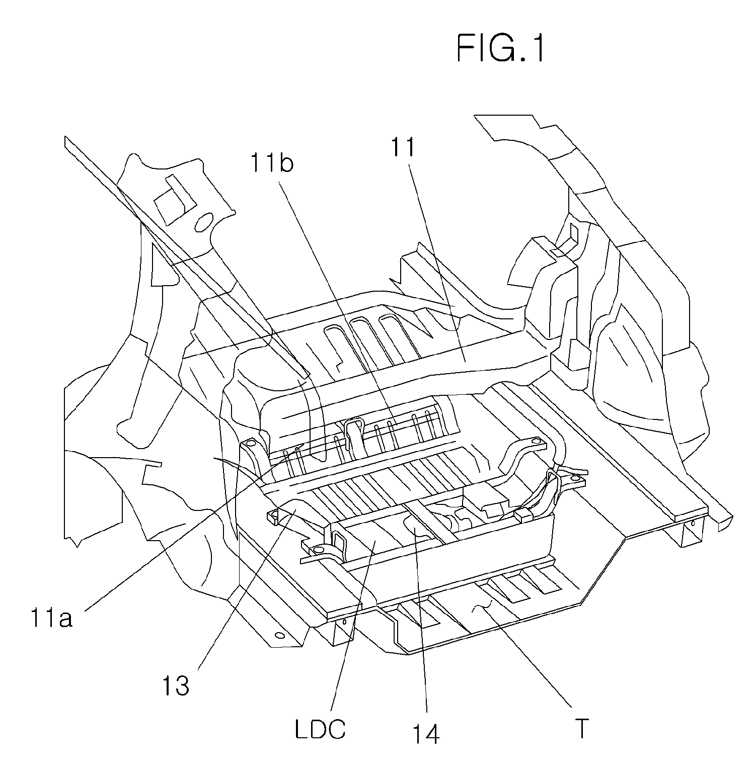 Cooling structure for environmental-friendly vehicle