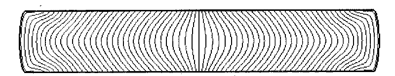 Method for controlling isothermal precision formed forging flow line of complicated disk cake forging