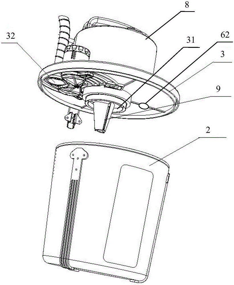 Dust material quantity detection device for dust collection device of sewing machine