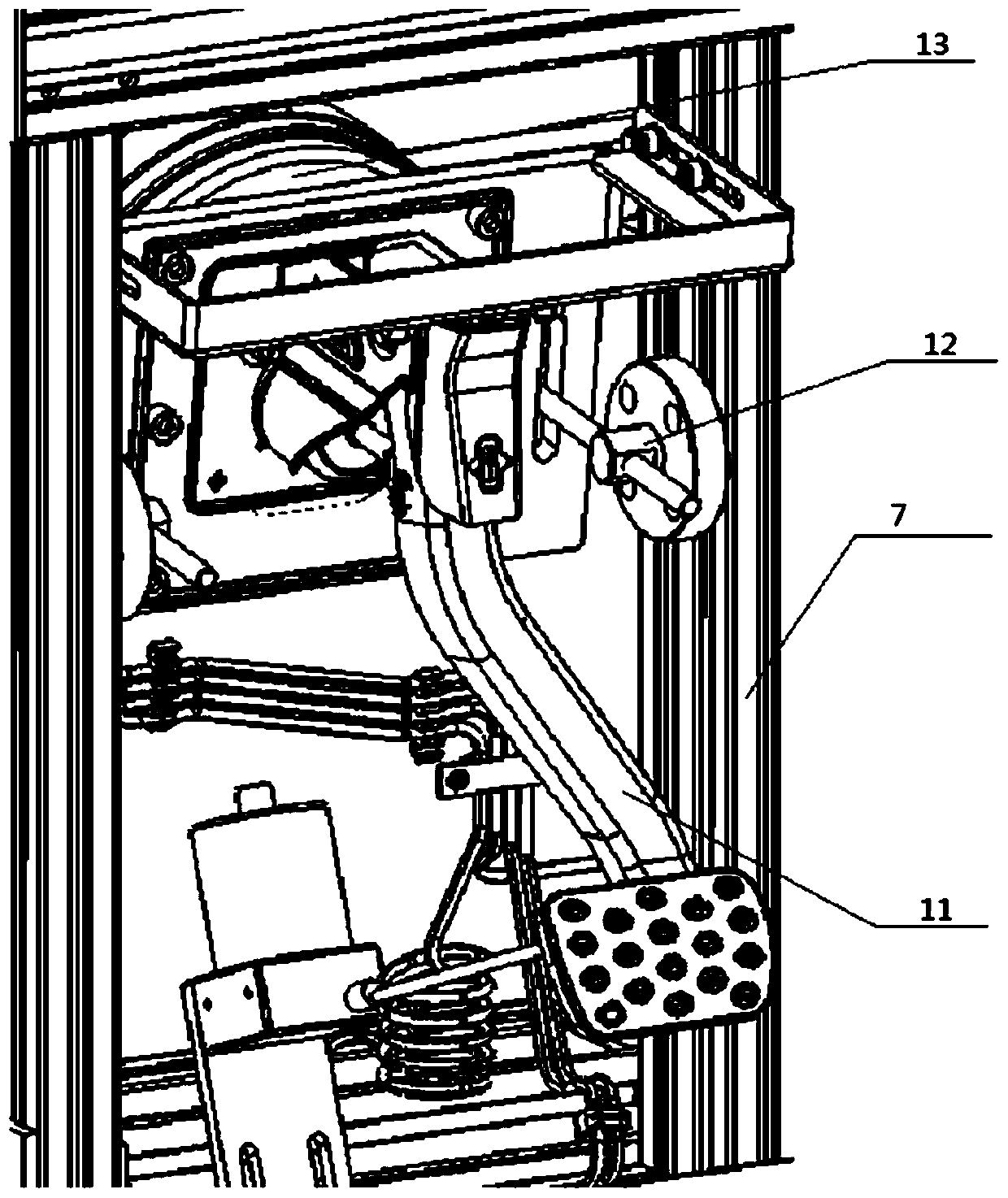 Brake device and automobile