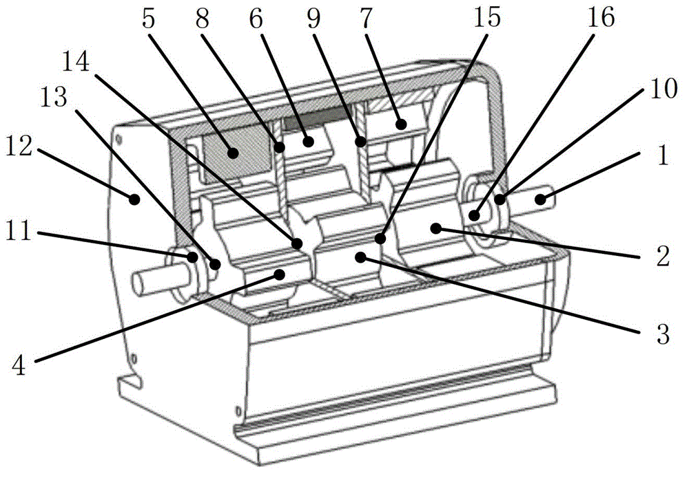 Sectional type switch reluctance motor