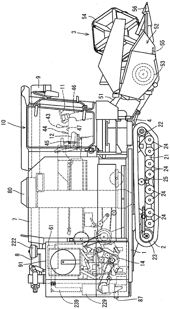 Work-vehicle engine device