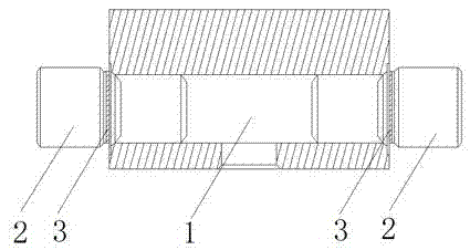 Forklift truck portal connection structure