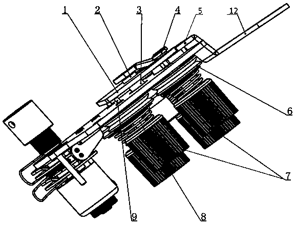 A double tension thread gripper