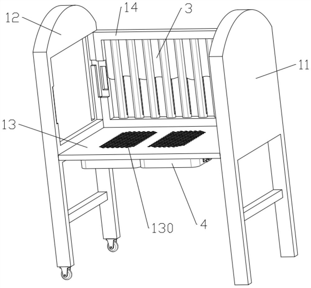 Intelligent temperature control baby crib