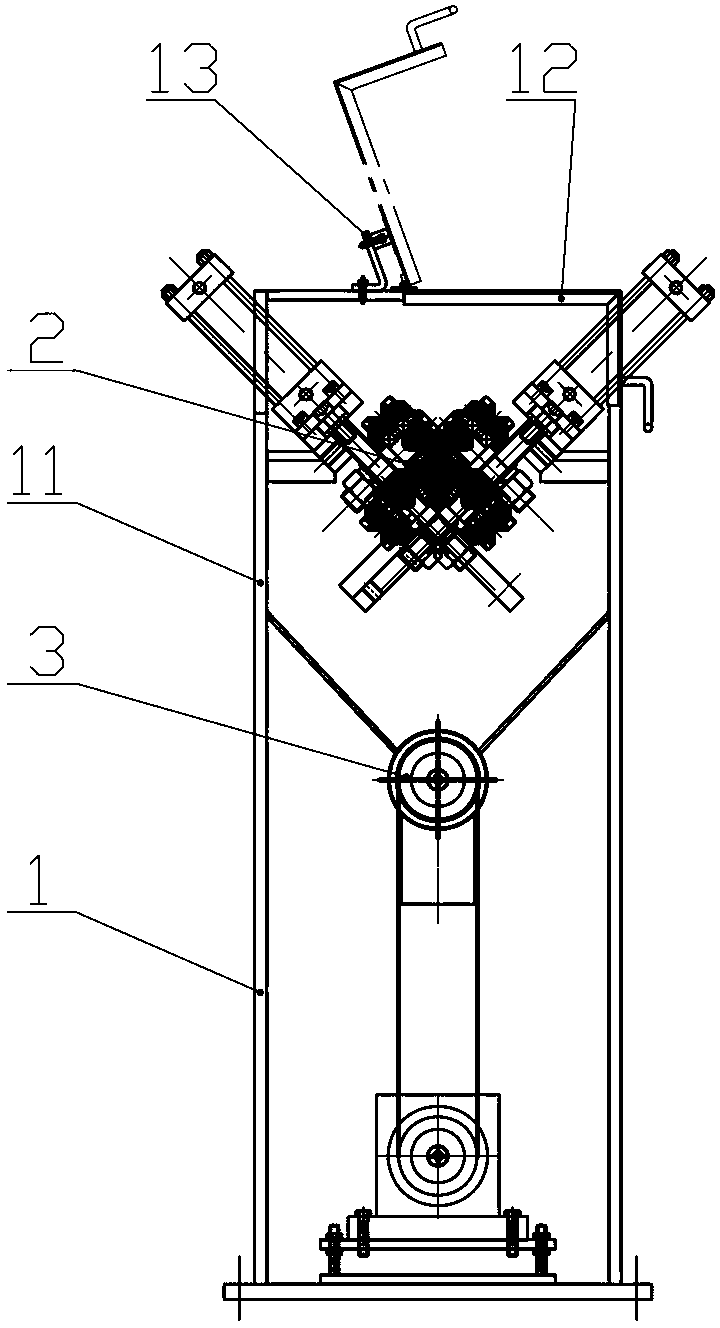 Husking machine