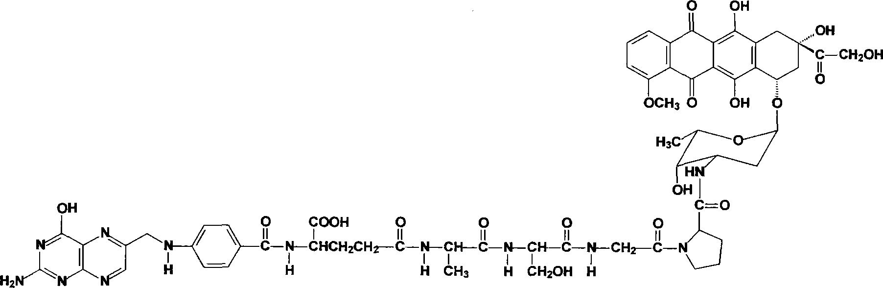 Folic acid-polypeptide compound-mediated targeting anti-tumor prodrug and preparing method thereof