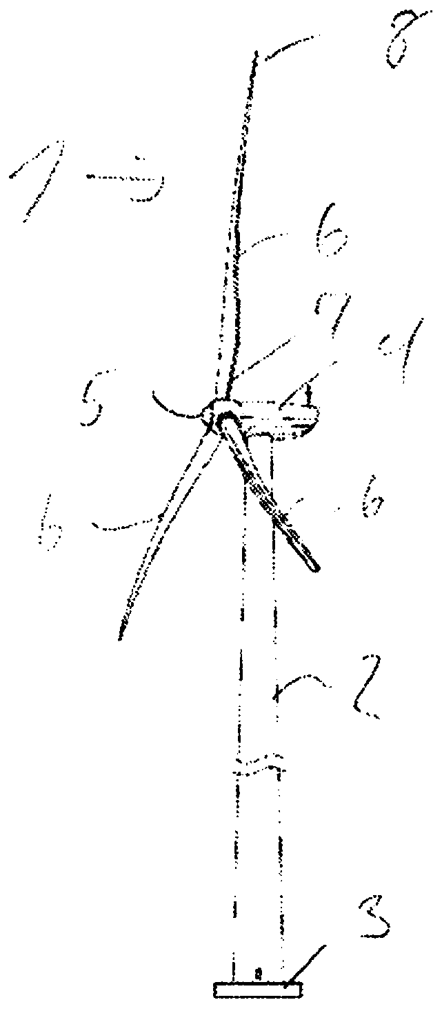 Lifting system for a moment bearing, a method of mounting and dismounting a moment bearing and use of such lifting system