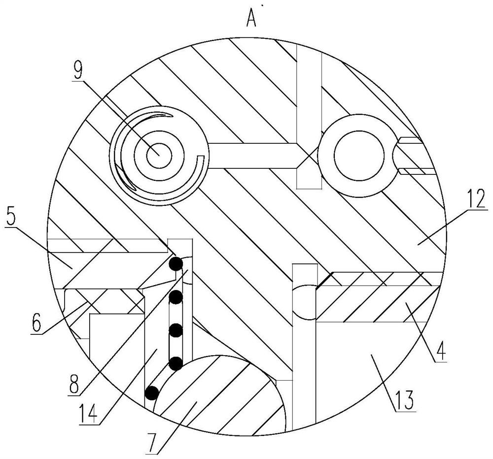 Push rod resetting mechanism of needleless injector