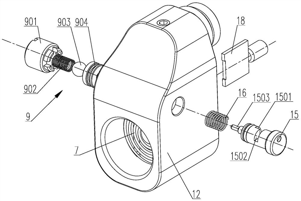 Push rod resetting mechanism of needleless injector