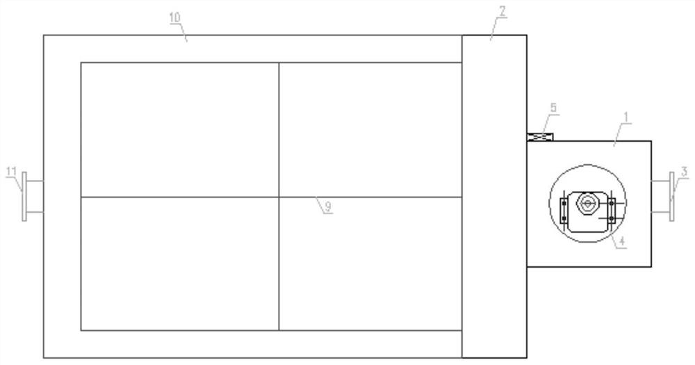 Rear denitrification filter tank