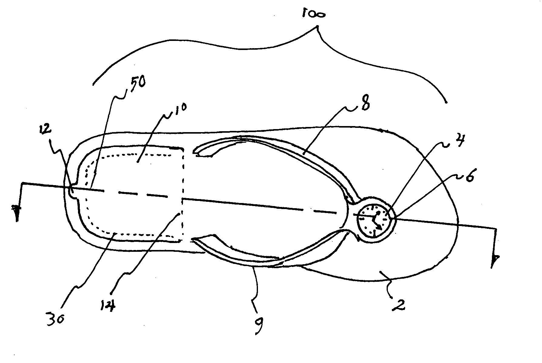 Clock sandal