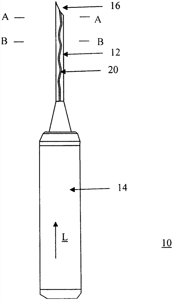 Wood chipping chisel