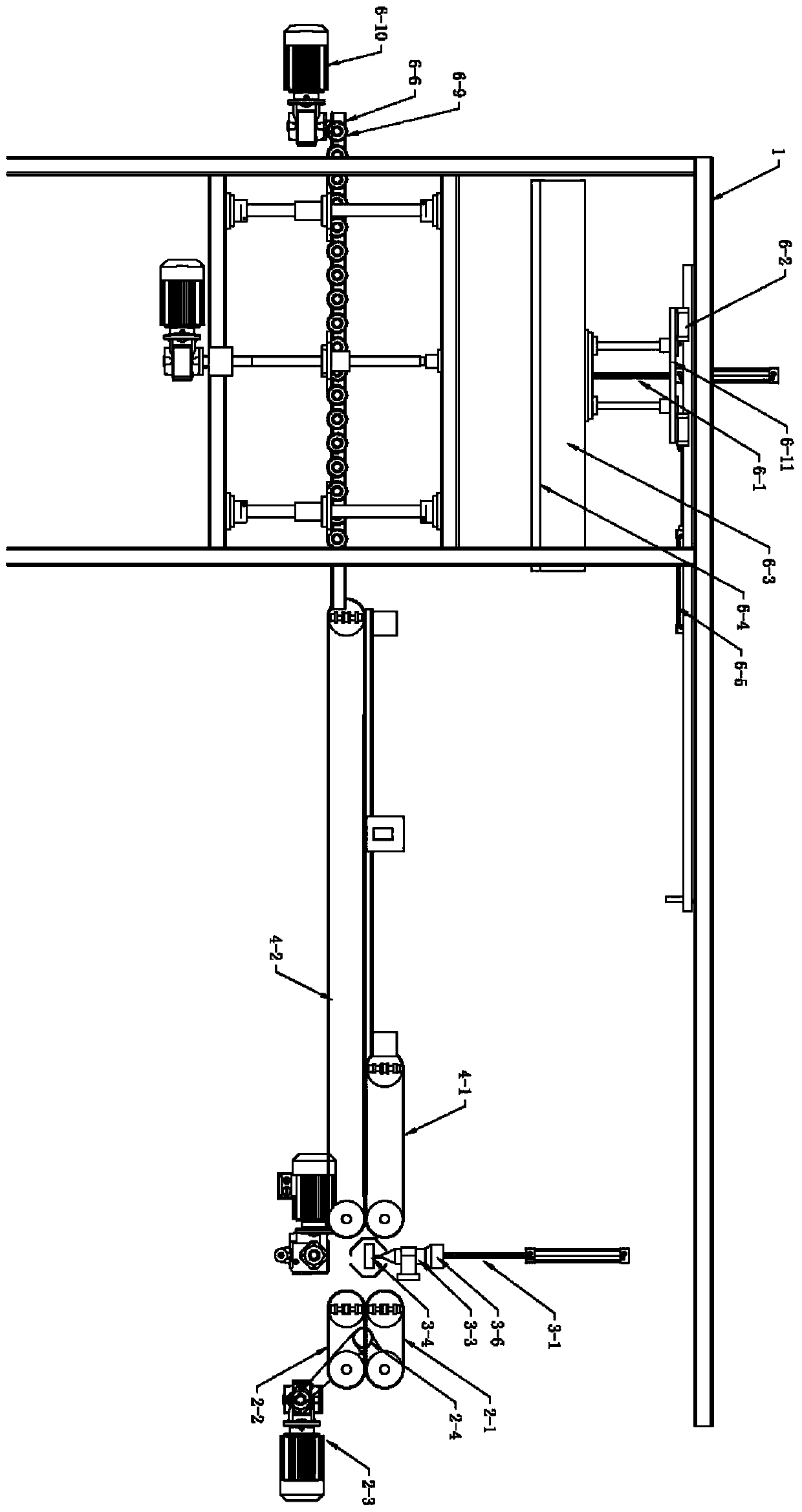 Automatic deburring machine for steel plate