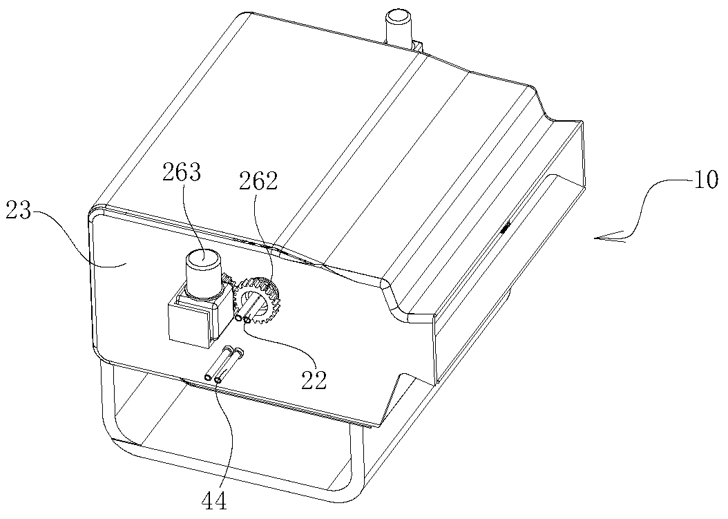 Positive and negative cleaning device for vehicle mat