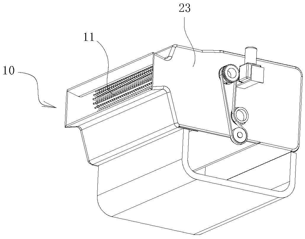 Positive and negative cleaning device for vehicle mat