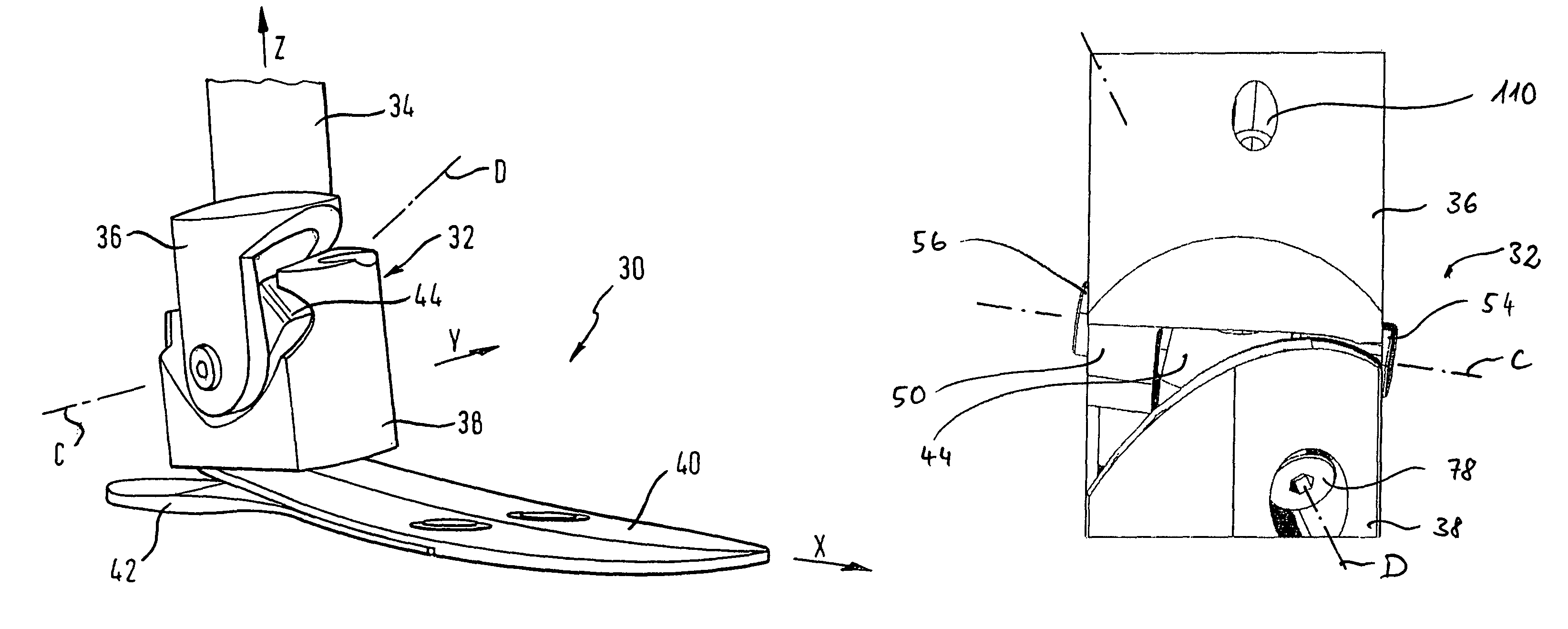 Prosthesis, in particular prosthetic foot