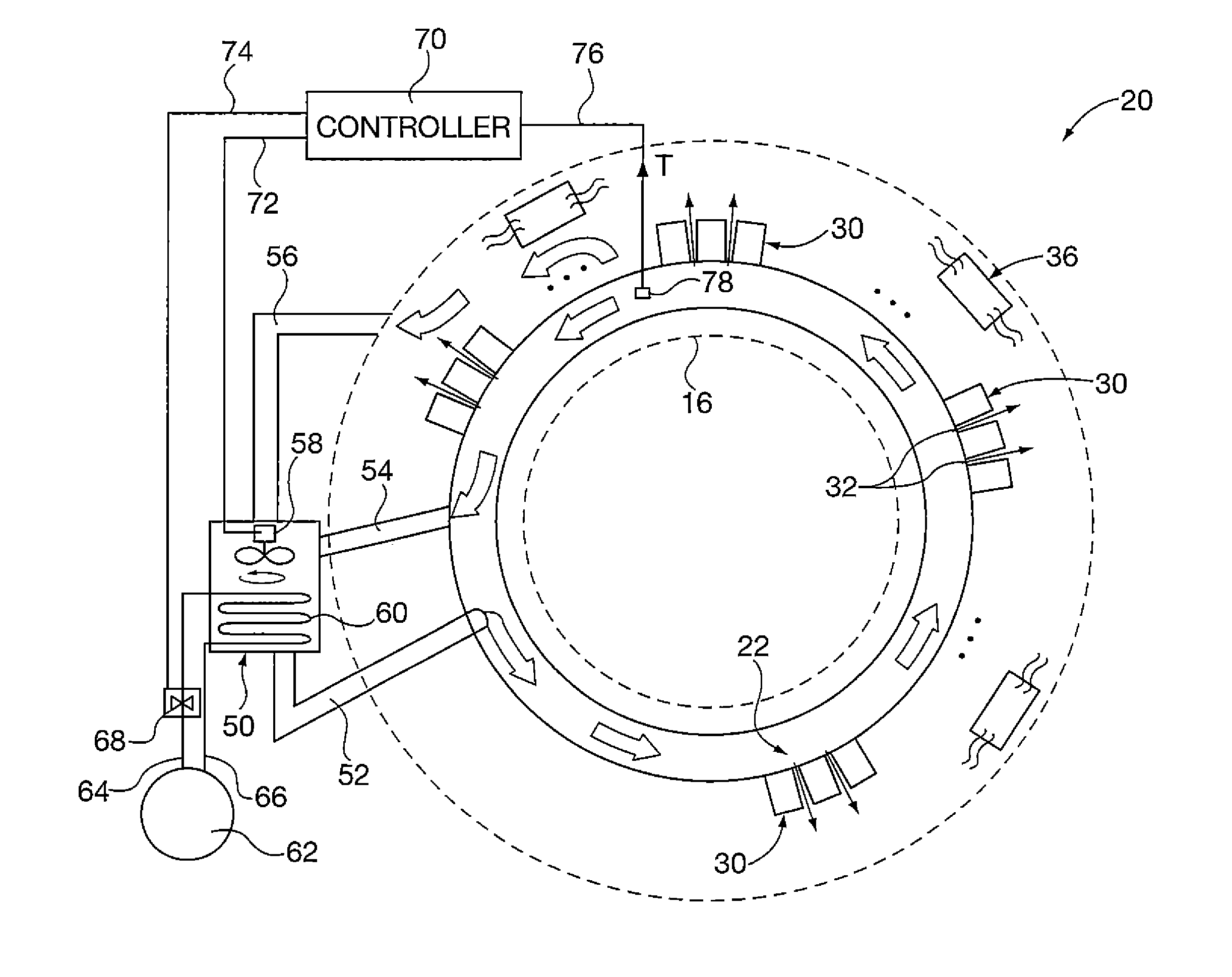 Apparatus and methods for cooling positron emission tomography scanner detector crystals