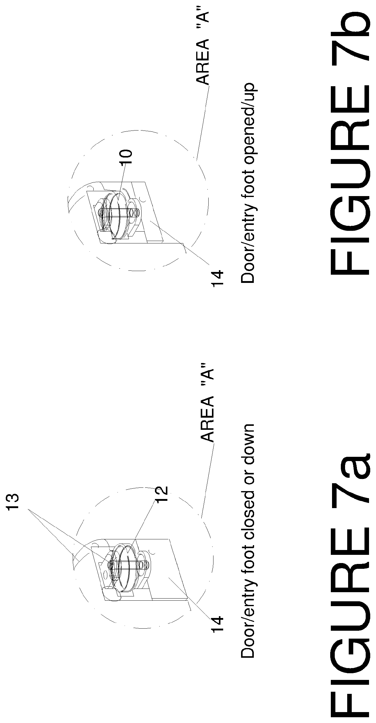 Enhanced edge cleaning structures and devices with, selectable, mechanical and/or electro-mechanicaly actuated and/or sensor or map activated air-flow and debris aperatures/doors/debris aperatures