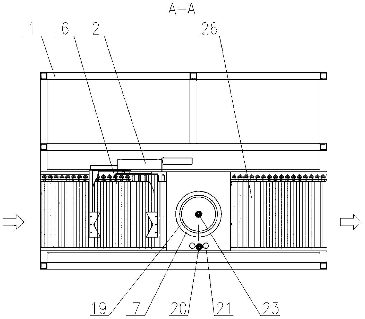 Rotary scrubbing control device capable of cleaning bearings with different sizes