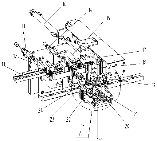 Elastic sheet pressing machine