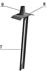 Adjustable seed-production and film-breaking cave digging device