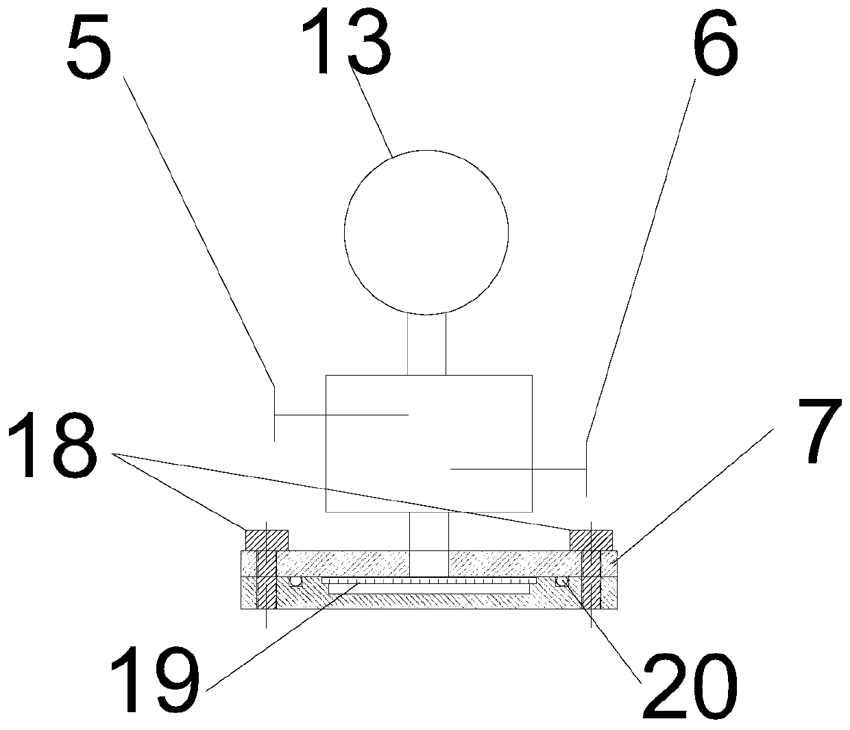 Coal particle gas diffusion attenuation characteristic measurement device and method