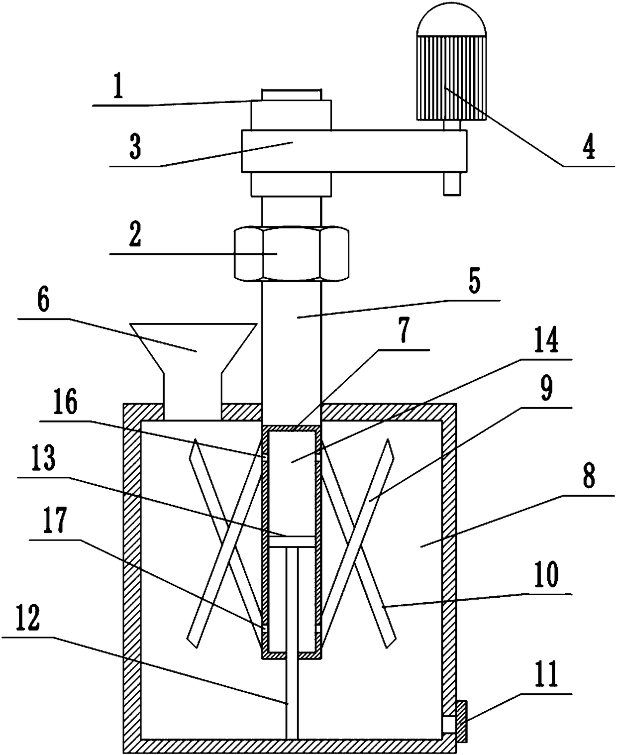 Decorative coating stirring device