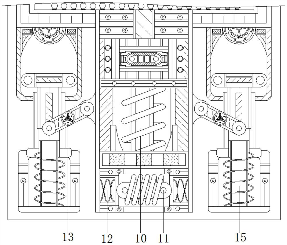 Auxiliary equipment capable of achieving automatic sorting according to sizes of express packages and for express transportation