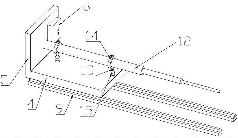 Steel pipe inner wall coating equipment