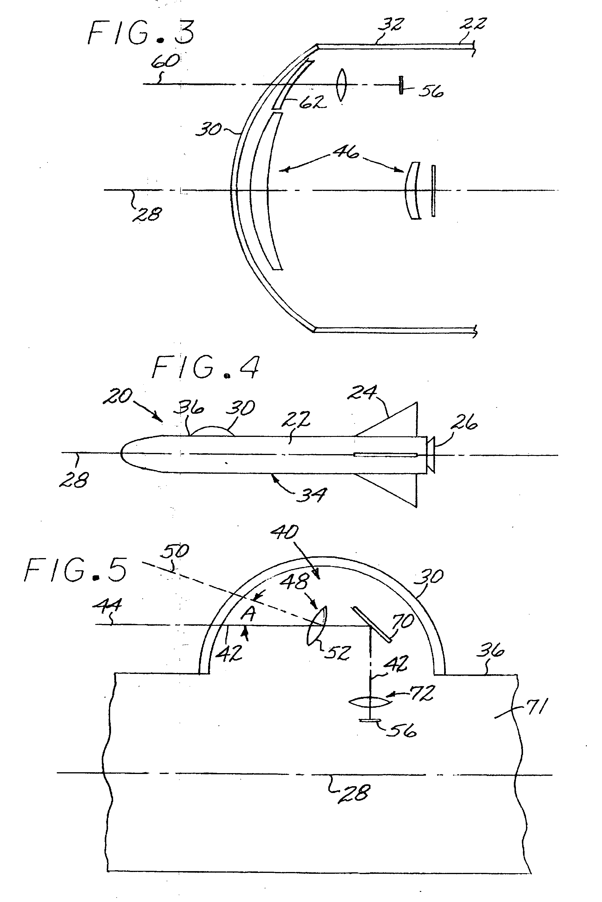 Windowed optical system having a tilted optical element to correct aberrations