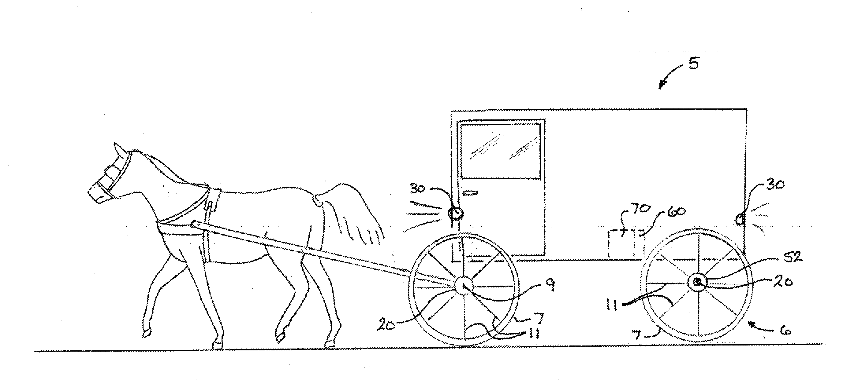 Wheel-driven battery charger