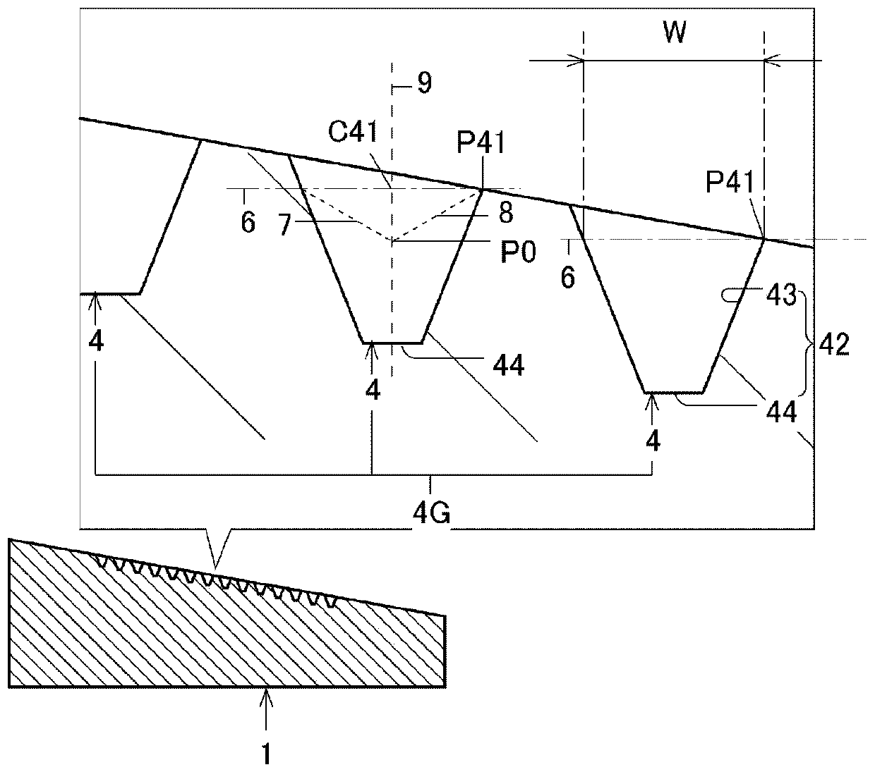 Plastic molded product