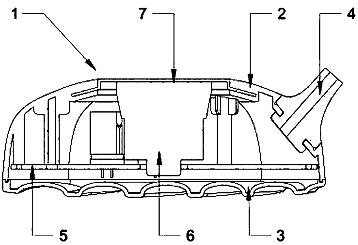 Ultrasonic cleaning sterilization device