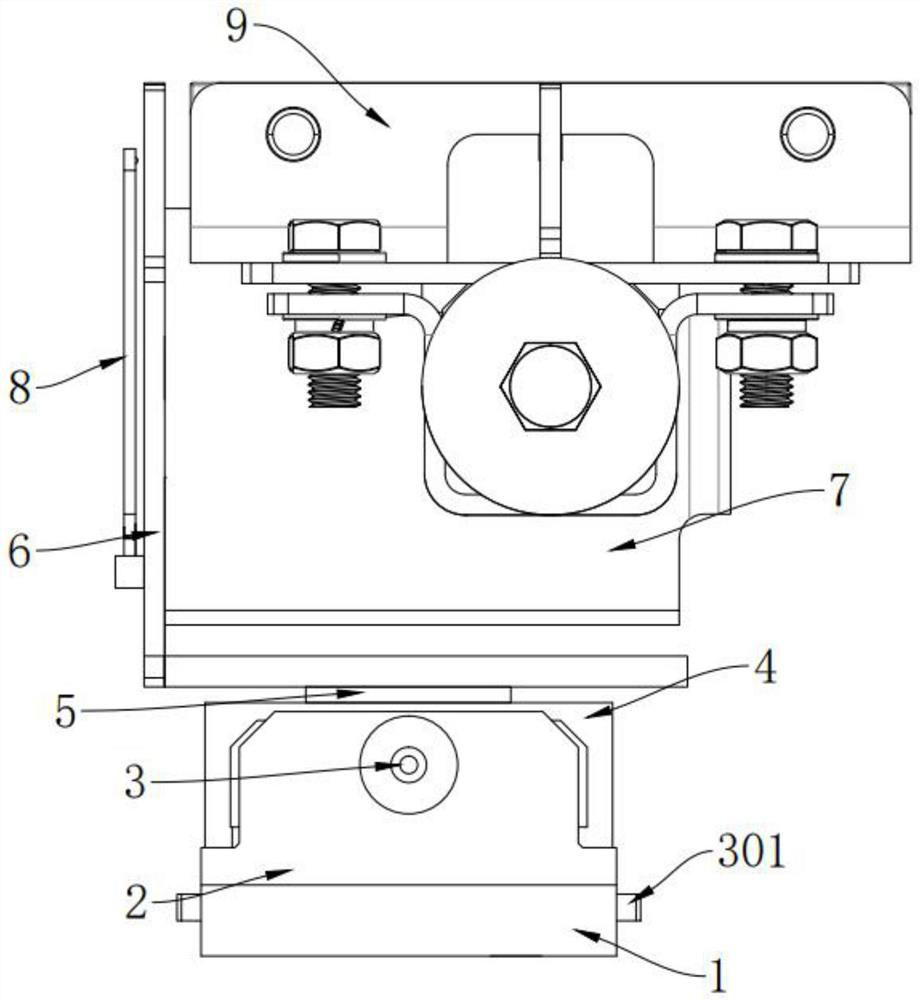 Silk yarn tension bracket for circular knitting machine