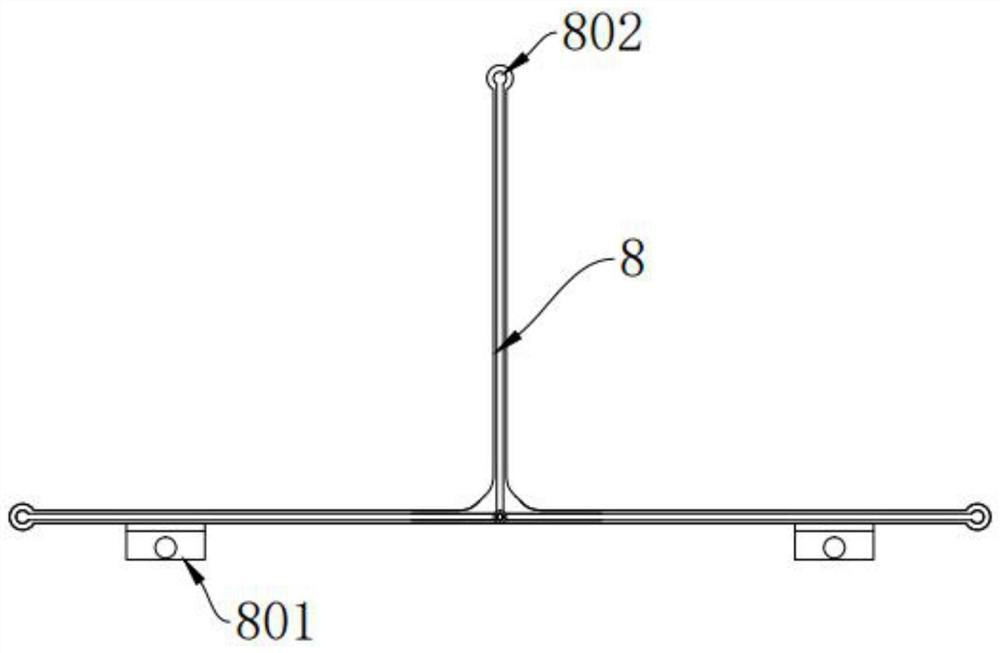 Silk yarn tension bracket for circular knitting machine