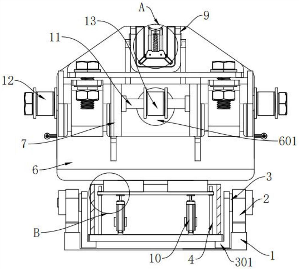 Silk yarn tension bracket for circular knitting machine