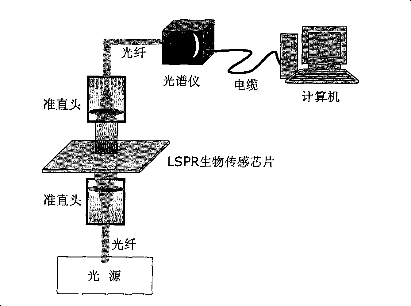 Method for detecting staphylococcus aureus enterotoxin by nanostructured composite metal