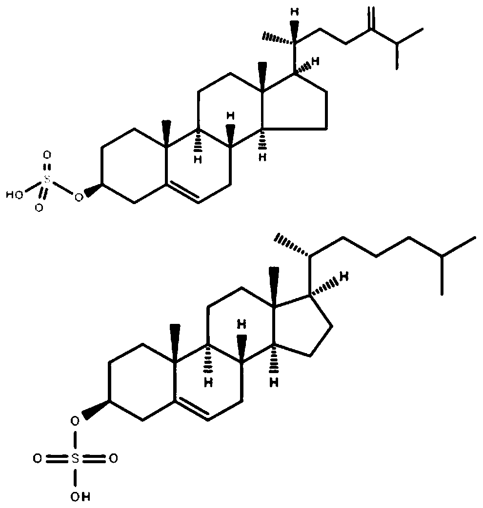 Application of sea cucumber sterol sulfate in anti-atherosclerosis product