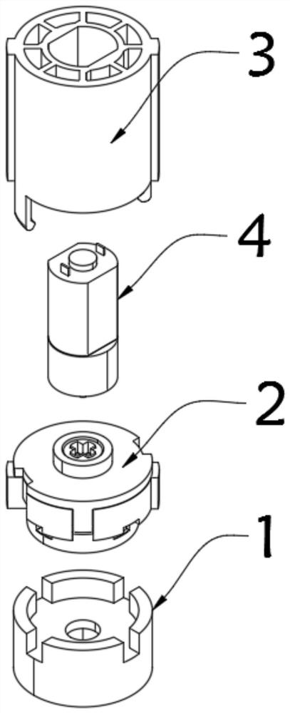 An anti-knock intelligent lock and clutch structure