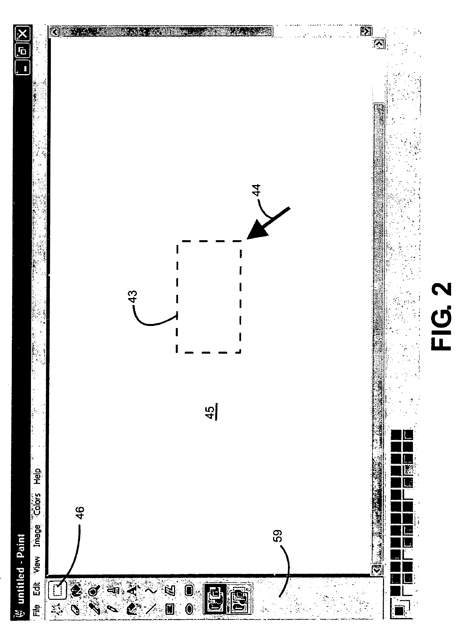 Computer controlled user interactive display interface for accessing graphic tools with a minimum of display pointer movement