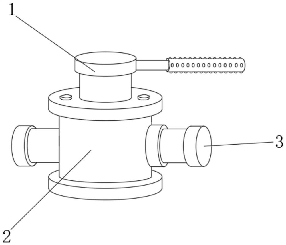 Novel sealing ball valve structure and using method thereof