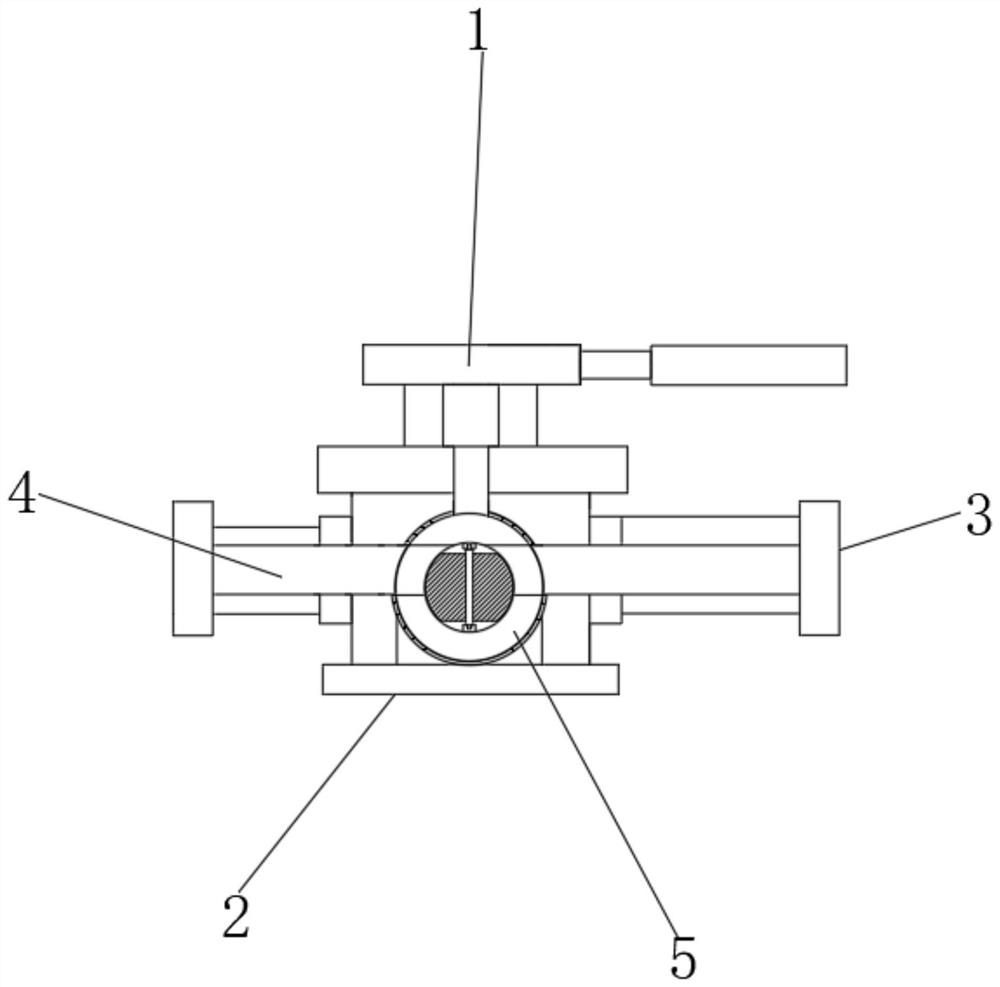 Novel sealing ball valve structure and using method thereof